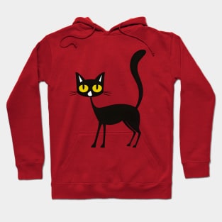 Black cat halloween Hoodie